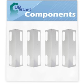 4 Pack BBQ Grill Heat Shield Plate Tent Replacement for Ducane Affinity 3100, Affinity 4100, Affinity 4200, 3100, 4100, Affinity 3400, Affinity 4400, 4200, 3200, 3400,Part 99351 - Burner Cover 15 3/8"