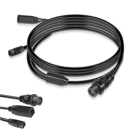 MTAURRY 720107-1 Transducer Adapter Cable Compatible with MEGA 360 Transducer and Helix 8,9,10,12,15 Series Fish Finders 10 Feet