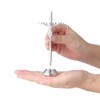 Imerance Crucifix Wall Cross Small Metal Slender Catholic Crosses Silver