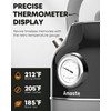 Amaste Electric Kettle, Retro Electric Tea Kettle With Thermometer, 57