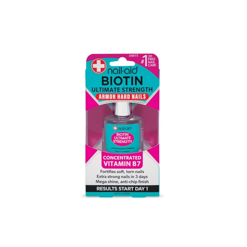 NAIL-AID Biotin Ultimate Strength con Vitamina B7 – Tratamiento Fortalecedor