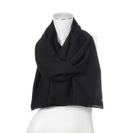 Majea Aurora 880011 Women's Scarf Pareo Sarong Scarf Plain Plain Scarves and Scarves, black