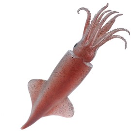 NOLITOY Kensaki Squid Model PVC High Definition Squid Figure for Kitchen Restaurant Display Food Sample Cooking Photography Props Interior Decor Sea Creature Toy