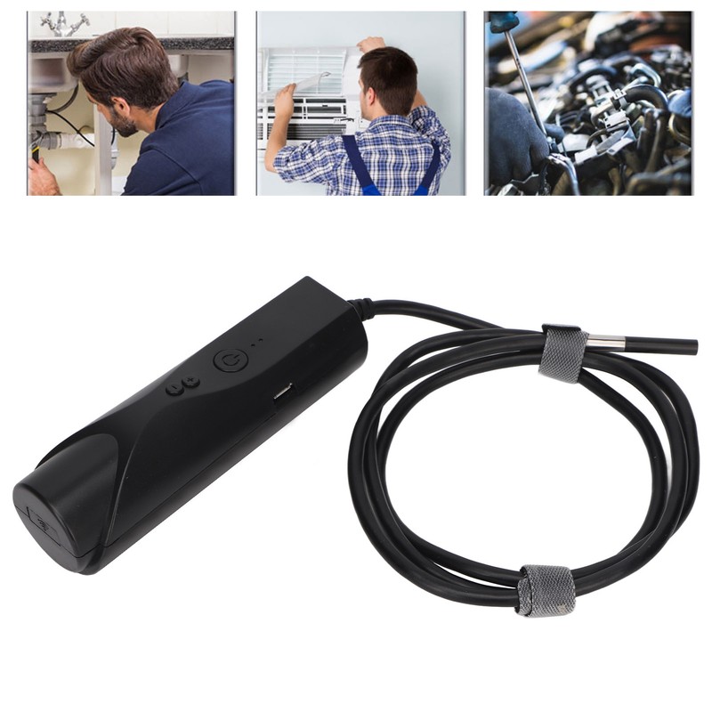 Wireless Endoscope Dual Lens HD 1080P IP67 Waterproof WiFi Borescope