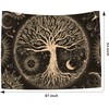 FORATER Tree of Life Tapestry Wall Hanging Sun Moon Stars