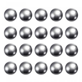 sourcing map Pack of 25 15 mm Carbon Steel Storage Balls Precision Polished