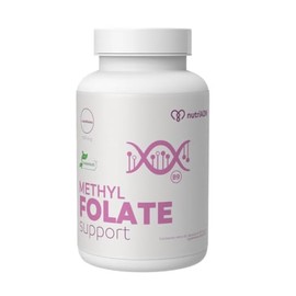 nutriADN – Methyl Folate Support (1000 mcg) – Suplemento de Metilfolato 60 Cápsulas (2 Meses De Uso) – Fuente de Folato Biodisponible - Claridad Menta