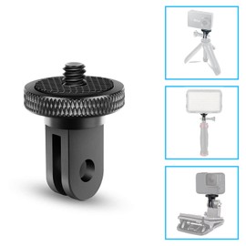 VKESEN Aluminum Conversion Adapter 1/4" 20 Tripod Mount Accessory for GoPro (GP Standard) to Camera 1/4 Screw, Fits Cameras with 1/4 Camera Screw Holes(2 pcs)