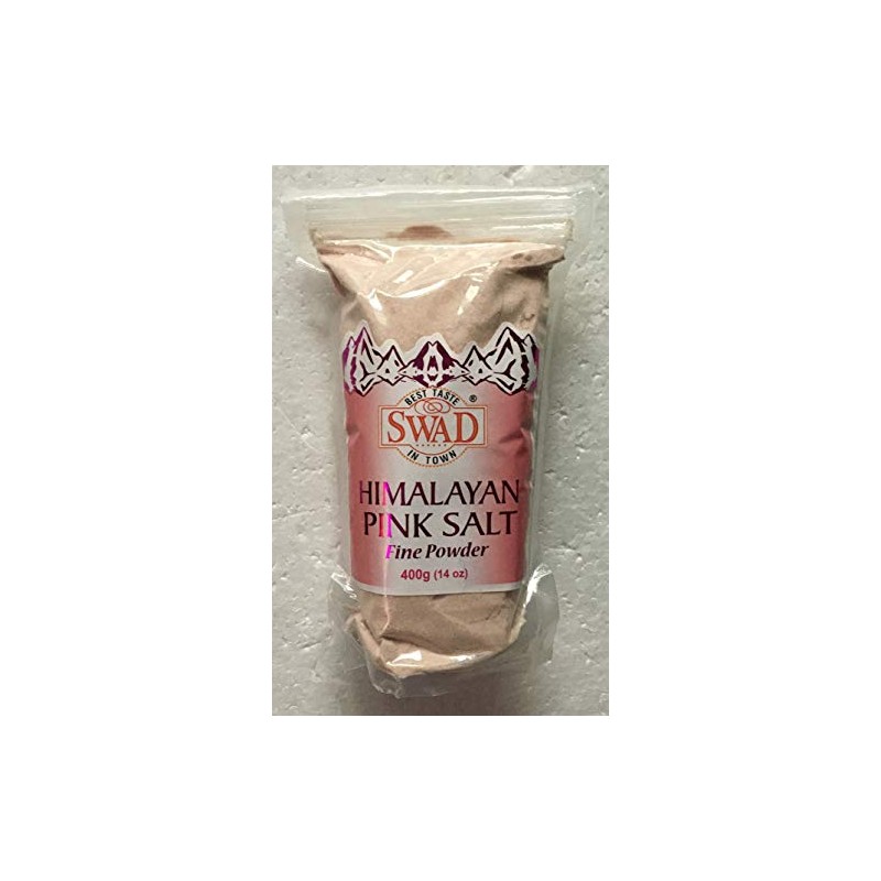 Swad Himalayan Pink Salt Fine Powder - 400 Gram