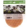 Chemical Guys Hex-Logic Almohadilla de Corte Medio-Pesada BUFX-102HEX6, Naranja, 6.5
