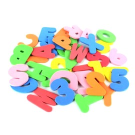 Bathtub Sticker Floating Letters, Children's Bath Toy Baby Educational Bathroom Alphabet Toy Foam Floating Bath Sticker 36 Pieces