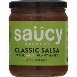 Saucy Gourmet Salsa Mild Classic 15.5 oz (Pack of 6)