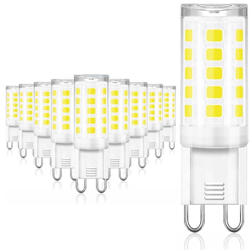 winshine 10 Pack G9 LED Bulb T4 Chandelier Light Bulbs