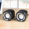 Bolwins F88DS USB Speaker 6W - Portable Mini PC Speaker
