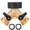 Sanpaint Garden Hose Splitter 2 Way Heavy Duty, Y Connector