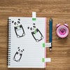 440 Sheets Panda Sticky Notes Set, Writing Memo Pads Self-Stick,