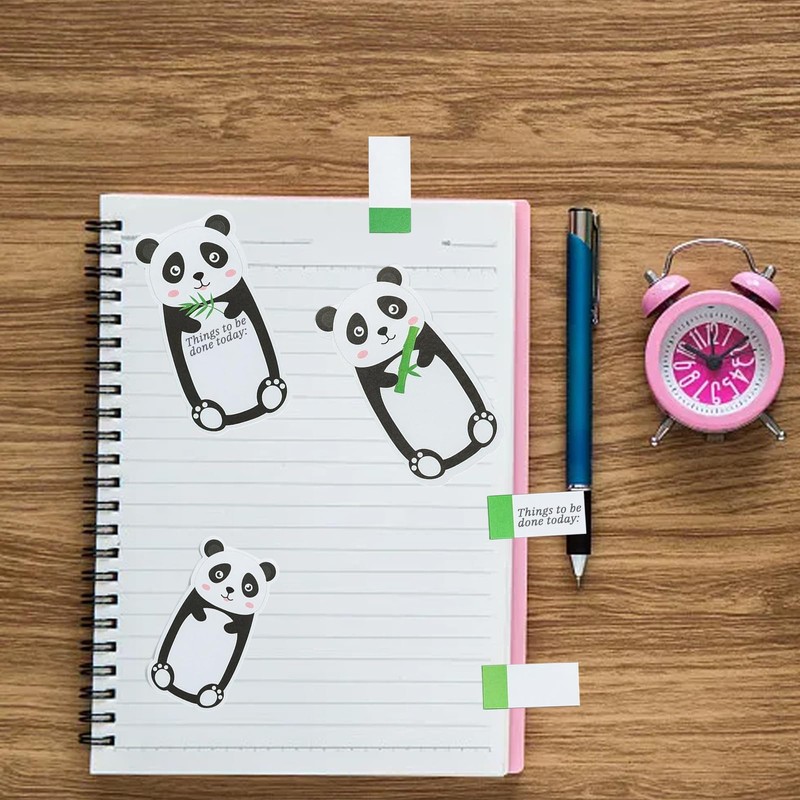 440 Sheets Panda Sticky Notes Set, Writing Memo Pads Self-Stick,