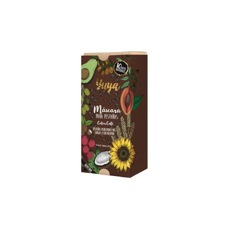 Mascara de pestañas 10 aceites naturales yuya - 10g cu