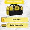 FASTECH 14 Inch Zipper Tool Bag, Small Wide Mouth Tool