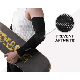 ROCKBROS Thermal Arm Warmer for Men & Women Arm Sleeves for Cycling Running, Autumn & Winter Windproof Thermal Arm Cover