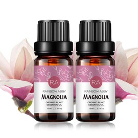 2-Pack Magnolia Essential Oil 100% Pure Oganic Plant Natrual Flower Essential Oil for Diffuser Massage Skin Care - 10ML
