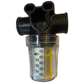 Sellerocity Pressure Washer & General Use Water Filter with Stainless Steel Mesh Element, Filters Debris On Low Pressure Side Of Pump or Water Source, 1/2 Inch NPT Size Female Threaded