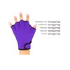 FitsT4 Aqua Gloves Webbed Paddle Aquatic Swim Gloves Fitness Water