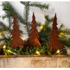 LB H&F Lilienburg Christmas Decoration Rust Metal Weatherproof