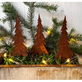 LB H&F Lilienburg Christmas Decoration Rust Metal Weatherproof