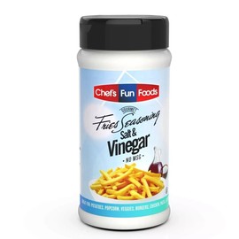 Gourmet Fries Seasonings Bottle Salt and Vinegar 12 Ounce  NEW