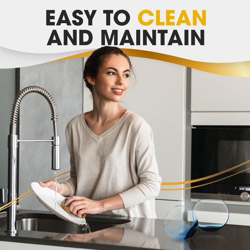 BERKWARE Colored Stemless Wine Glasses Set of 2 - Elegant