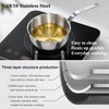 AFAN Stainless Steel Butter Warmer Pot, 13.5 fl oz Small