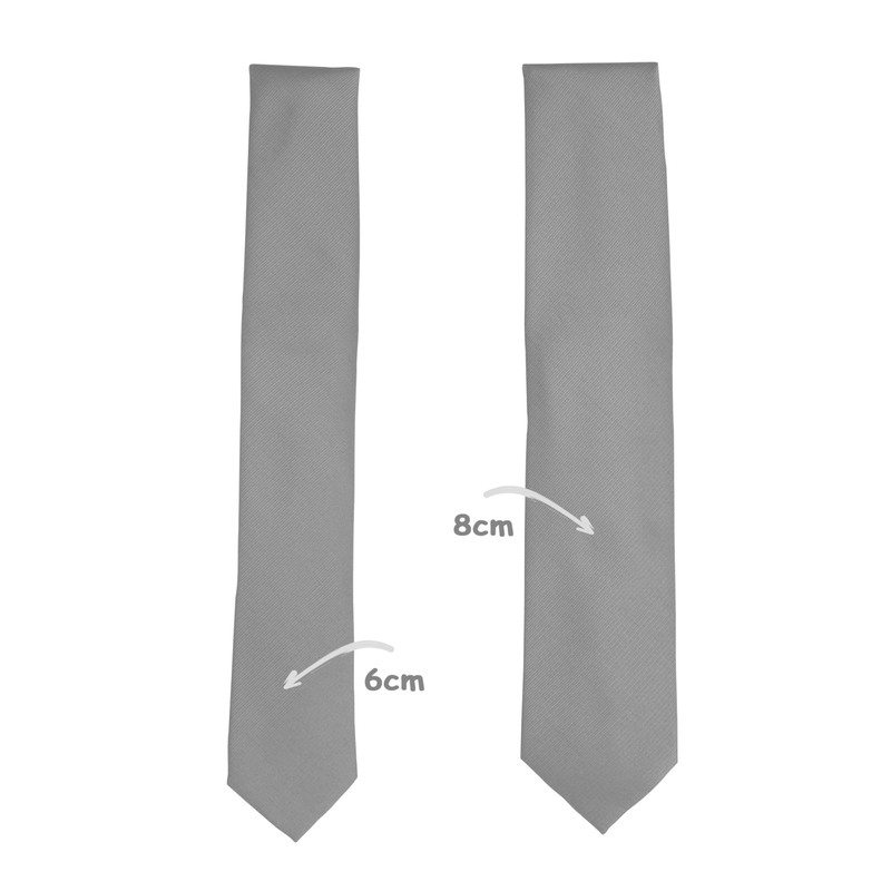 Fabio Farini - Plain-Coloured, Elegant Tie - Choice of Length: