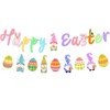 Happy Easter Banner, Easter Bunting Garland, Easter Decorations for Easter