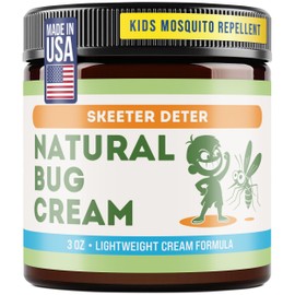 Magnum Solace Natural Bug Cream - No Spray Formula, Made with Plant Essential Oils, Safe for Kids
