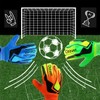 Soccer Goalie Gloves with Finger Spines, Soccer Goalkeeper Gloves for