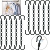 Magic Hangers 10 Pack Space Saving Clothes Hangers Organizer Closet