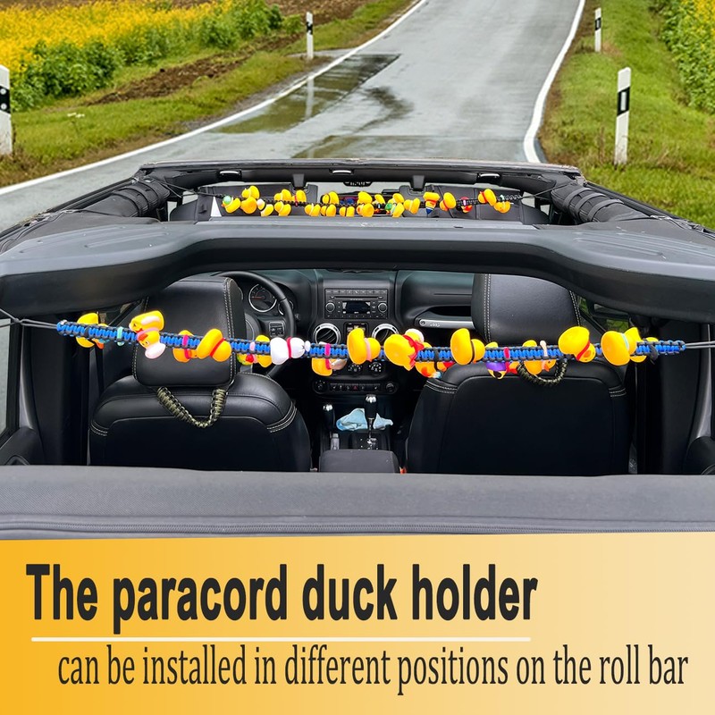 Duck Mount Holder for Jeep,Paracord Duck Holder Compatible with Jeep