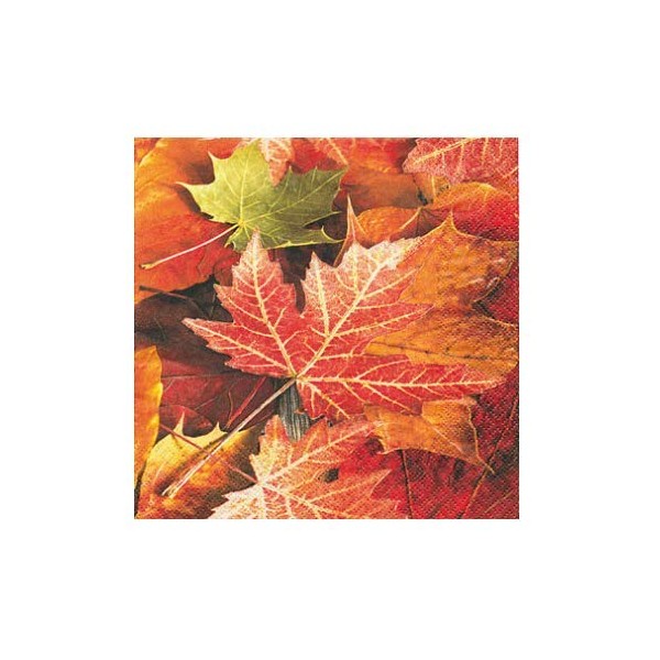 Cocktail napkin autumn leaves, 1 pkg. Pack of 20