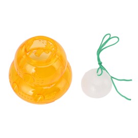 Bee Traps Waterproof Plastic Wasp Catcher 6 Entrances Yellow Jacket Bee Traps Repellent for Gardens Orchards Farms Orange