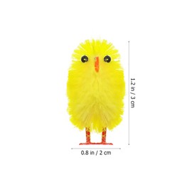 Veemoon 30pcs Mini Easter Chicks Easter Decorations Cute Little Baby Chicks for DIY Crafts Easter Basket Stuffers Party Supplies
