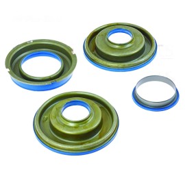 USA Industries 4L80E/4L85 Transmission Hi-Per Blue Bonded Clutch Piston kit  4-Pc Set 1997-ON