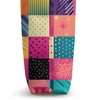 Retro Quilt 80's 90's Inspired Colorful Patchwork Pattern Tote Bag
