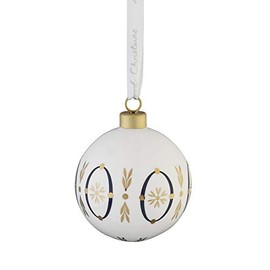 Wedgwood Renaissance Gold Bauble Ornament Set/2