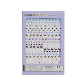 English Garden Nail Stickers - Lightweight & Easy-to-Apply Nail Art with Adorable Animal Designs - Durable & Long-Lasting Nail Stickers for Women, Ideal for DIY Manicures & Salon-Quality Nails