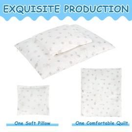 Doll Bedding 2 Pc. Set Bedding Pad/Mattress/Blanket Cute Doll Accessories includes 1 Mattress 1 Pillow, Fits 18 Inch Doll Gifts (Doll not Included) 001