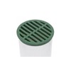 NDS 13 Plastic Round Grate, 4-Inch, Green
