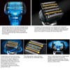 a-rc6 6-Blade ES-LS9A-K ES-LS8A-K WES9600P/ES9600 Shaver Replacement Foil Screen Replacement