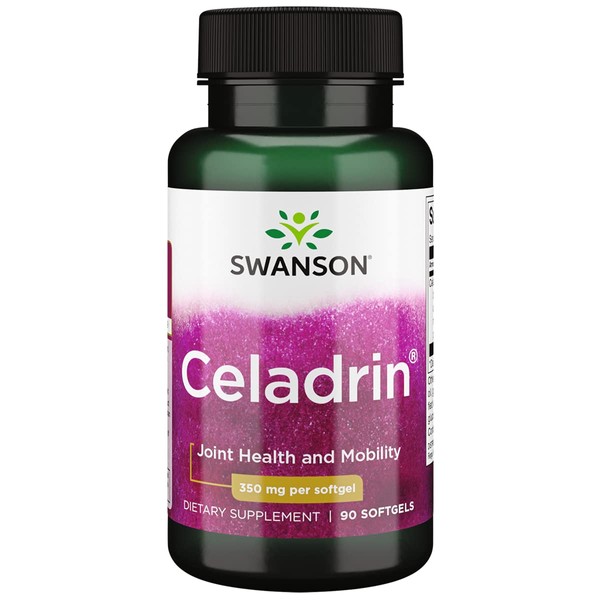 Swanson Celadrin - Esterified Fatty Acid Blend Promoting Joint Flexibility, Mobility, and Overall Joint Support - (90 Softgels, 350mg Each)