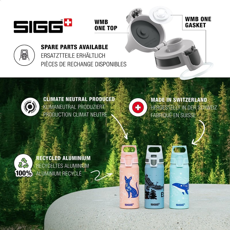 Sigg - Children's aluminium drinking bottle - WMB One Stand